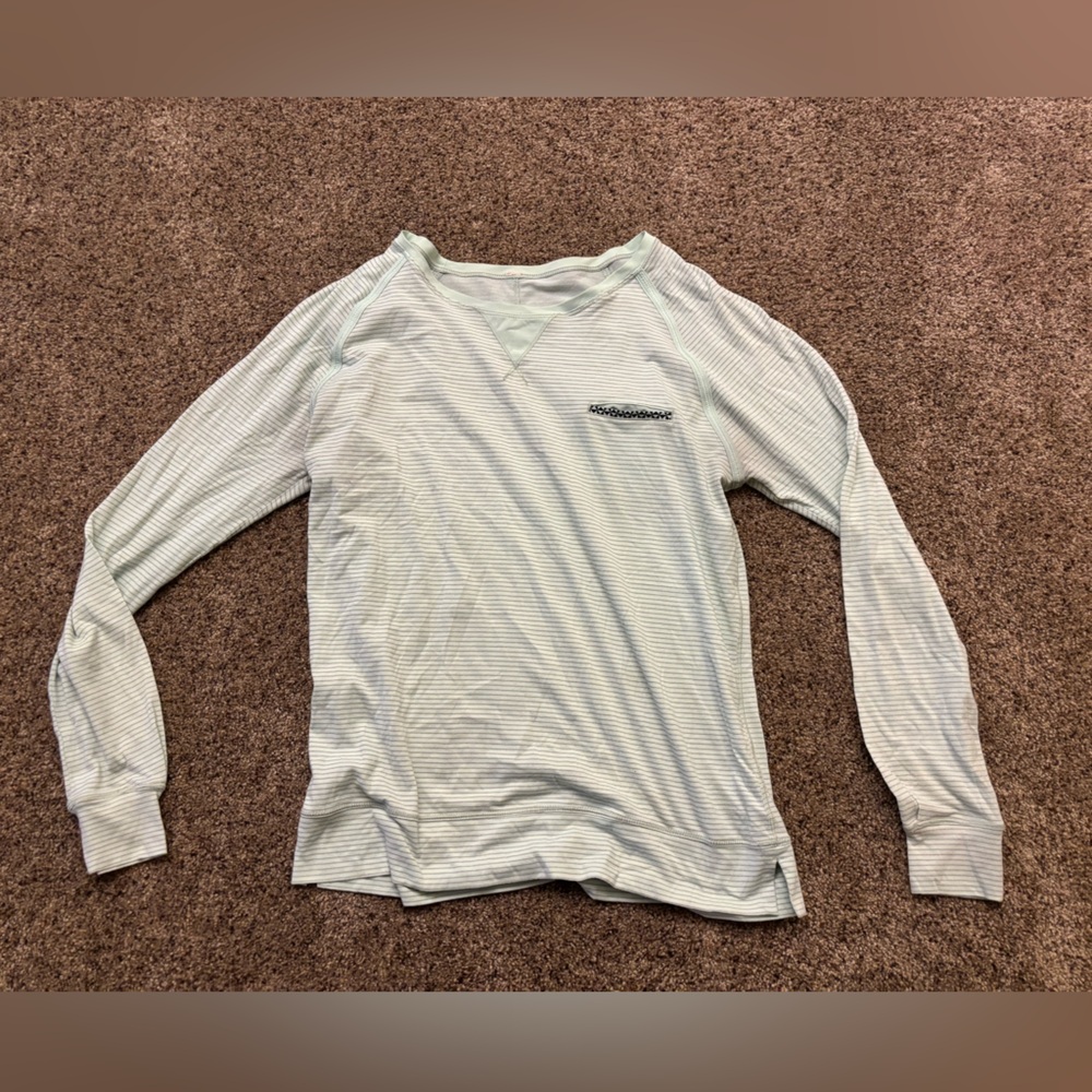 Lululemon Striped Long Sleeve Shirt